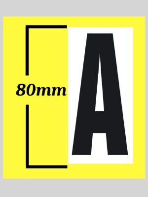 Magnetic Letter  Kit - 220 Pieces - 80mm High