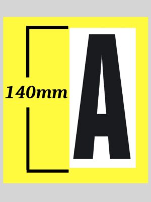 Magnetic Letter Kit - 220 Piece - 140mm High